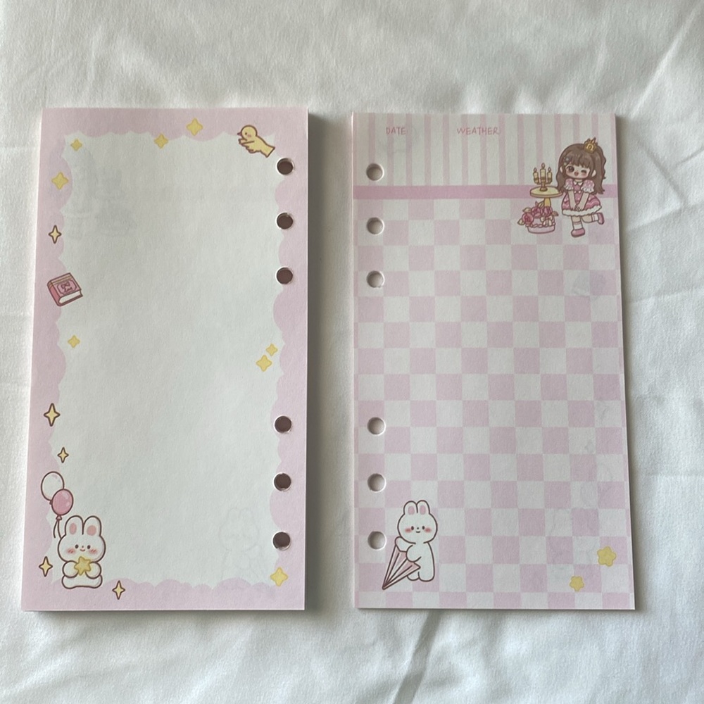 A6 Planner Kawaii Princess Pink - Picture 10 of 12